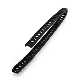QWORK® Cable Drag Chain, Black Cable Wire Carrier Drag Chain Plastic CNC Machine Tool 10mm x 20mm