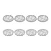sourcing map 8Pcs 80mm/3.15" Circular Soffit Air Vents, Plastic Soffit