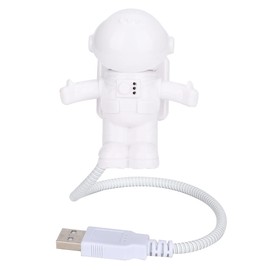 Fyearfly USB LED Reading Light, Astronaut LED Lamp with USB Connection, Energy-Saving Mini USB LED Night Light in the Shape of an Astronaut and Spaceman for Computer, Laptop, Notebook