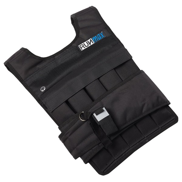 RUNmax 12lb-140lb Weighted Vest (Without Shoulder Pads, 40lb)