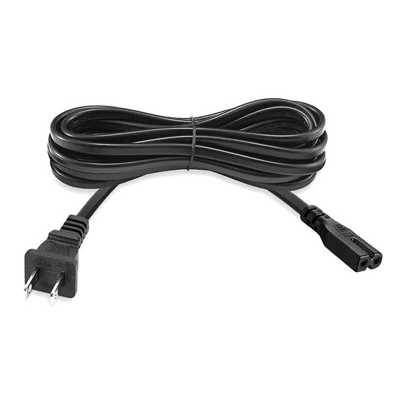2 Prong AC Power Cord Compatible wtih Vizio D/E/M Series