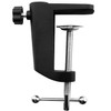 Ruiwaer Black C-Clamp Cantilever Bracket Clamp Holder Desk Lamp Clip