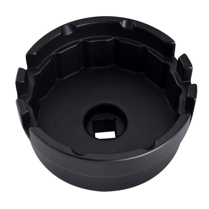 HugeAuto 36mm Universal Car Oil Filter Wrench Removal Tool (Black)