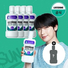 Listerine Healthy Bright 750ml x 4 + 1 Random 250ml (Strong) / 리스테린 헬씨 브라이트 750mlx4+(증) 250ml랜덤1개(스트롱)