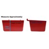 JSP Manufacturing Small Plastic Orange Pegboard Storage/Part Bins (20)