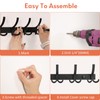 Optish Coat Rack Wall Mount, 2 Pack Coat Hooks Wall