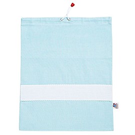 Filet Fillet - Bag of Checked Dyed Yarn with Aida Fabric for Embroidery, Green and White, 45 g