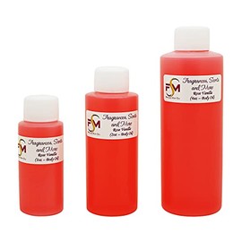 Rose Vanilla Fragrance Oil - 4 Fl Oz Plastic Bottle (120ml)