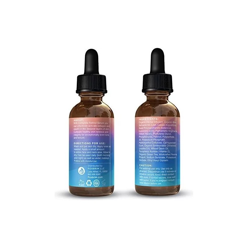 - Foxbrim Retinol Serum - 2,5% De Fosfolípidos Based -