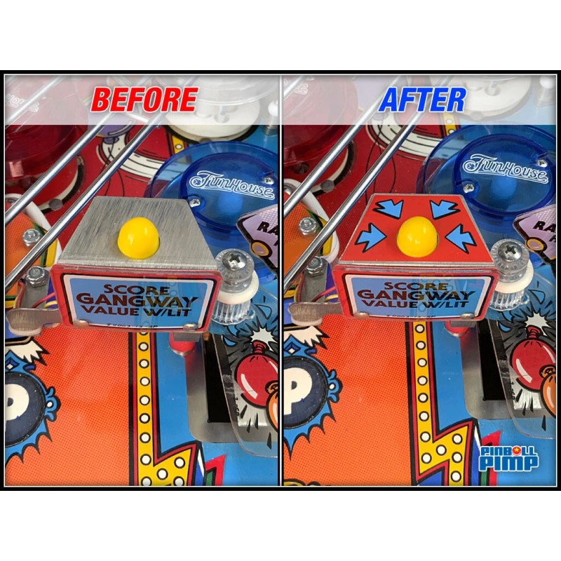 Williams Pinball FUNHOUSE Pinball - 10 Piece Custom Designed FULL