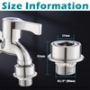 Faucet Adapter for Washing Machine Quick Connector, G1/2" Thread Water