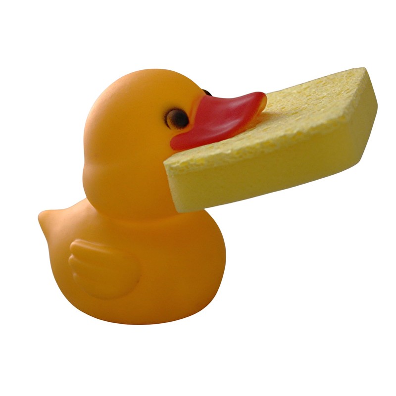 Duck Sponge Holder for Kitchen Sink – Cute Animal Design