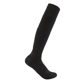 Carhartt Men's Heavyweight Merino Wool Blend Over-The-Calf Sock, Black, Large