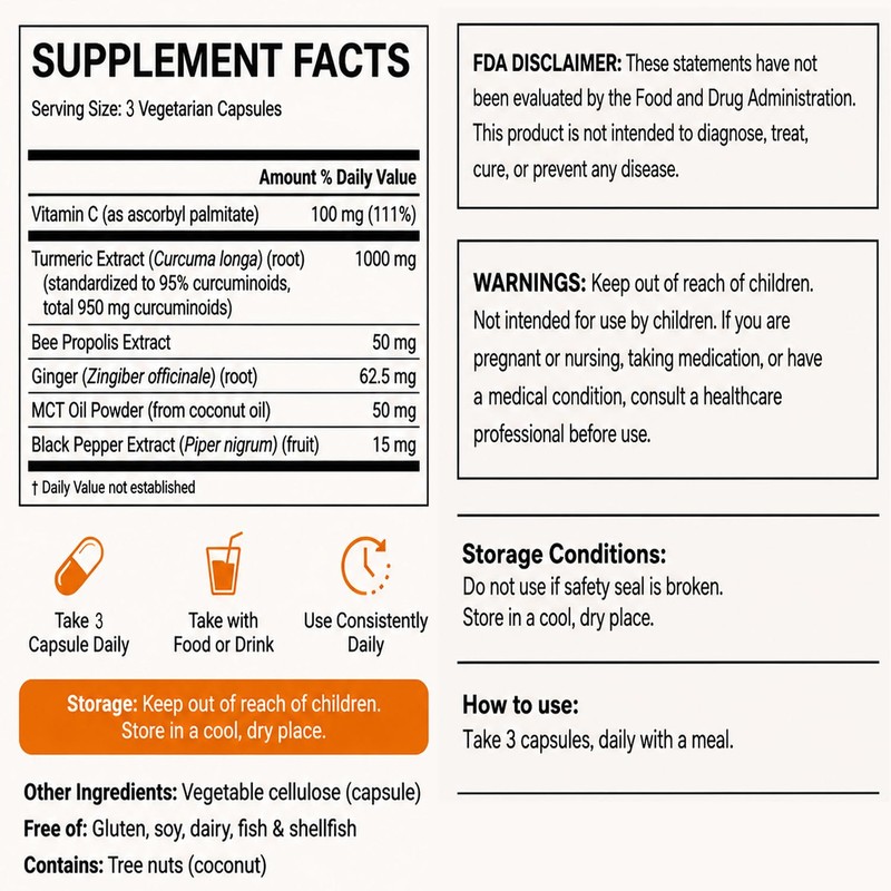 Nuvapure Turmeric with Black Pepper