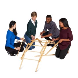 Trainers Warehouse The Davinci Bridge Team Challenge - DaBridge™ | A Fun Collaborative & Teambuilding Activity | Build a Collaborative Spirit | Perfect for Any Office or School Group