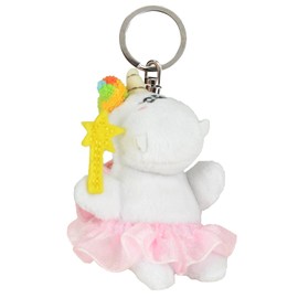 Pummel & Friends Plush Keyring (7 cm) - Pummelfee, multicoloured, Keyring