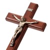 ARCHOBAN Crucifix Wall Cross Catholic, 12 Inch Wooden Cross with