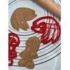 Set of 2 Knuckles the Echidna Cookie Cutters & Molds