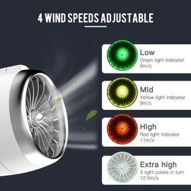 Portable USB Mini Cooling Fan with Tripod Bike Handlebar Electric Fan Outdoor Cycle Fan with 4 Speeds for Camping Riding Traveling Bedroom