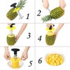 Bahob® Pineapple Slicer Corer Peeler Cutter Stainless Steel Pineapple Tools