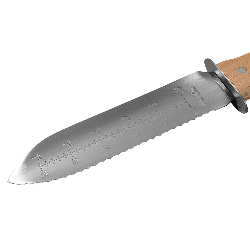 KAKURI Hori Hori Garden Knife with Sheath 12.5" [Stainless Steel