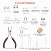Conjunto Para Hacer Joyas,Kit De Reparación De Joyas,Conjunto De Accesorios