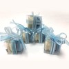 French Macarons Party Favors - 10 Pack (Blue & White)