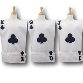 Teatots Party Planning Clubs Playing Card Costume Tunic - Choose your Card (Alice in Wonderland, Card Solider) Adult/Plus Sizes