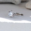 espere 3 Ct CZ Solitaire Engagement Ring Sterling Silver White