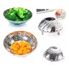 MDJ Cesto Canastilla Para Verduras Hervir Vaporiza Ajustable