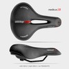 Büchel Twin Women Bike Saddle WITTKOP Medicus 2.0 Trekking – Black, One Size,