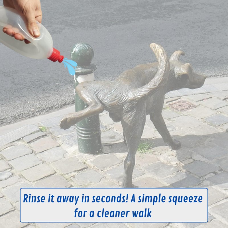 ANDINUS Pee and Water Bottle for Dogs – Pipican Clear,