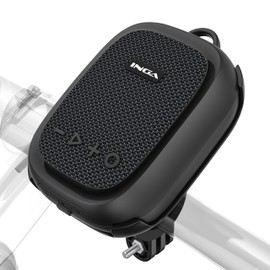 INGA Portable Bluetooth Speaker for Bike, IP67 Waterproof Wireless Traveling Bicycle Speaker, TWS Mini Outdoor Speaker, Built in Mic for Bicycle Riding, Showering, Hiking, Pool, Beach, Golfing
