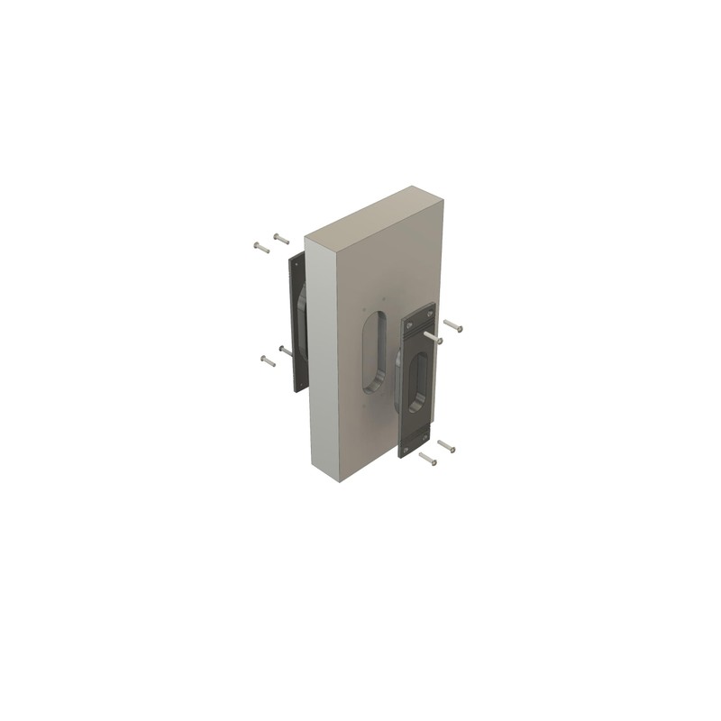 Beschläge Hamburg Art Deco SM 216-820 MPC Sliding Door Fitting