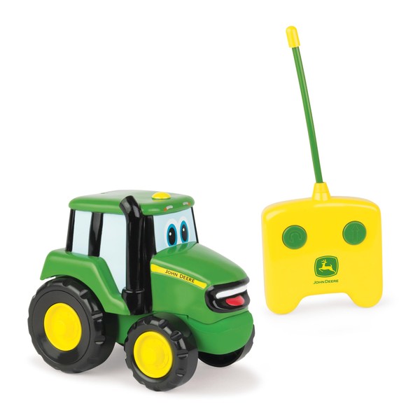 John Deere Radio Controlled Johnny Tractor Toy — Remote Control Toy Tractor for Toddlers — 18 Months and Up Green