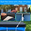 10 x 6Ft Rectangular Pool Cover for Above Ground Pool,