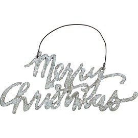 Primitives by Kathy Phil Chapman 5.50 inches x 2.50 inches Tin Word Ornament - Merry Christmas