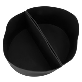 6 Quart Reusable Silicone Slow Cooker Liner 6 QT Slow Cooker Divider Liner Fit 6 Qt Pot Black