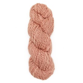 Kinua Flame - 100% Handspun Fine Peruvian Junin Wool Yarn Naturally Dyed 100 Grams Bulky Weight - Heavenly Soft and Warm - Perfect for Crocheting and Knitting (Pearl Rose Flame)