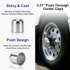 3.31" Push Through Center Caps for Trailer Truck RV Wheel