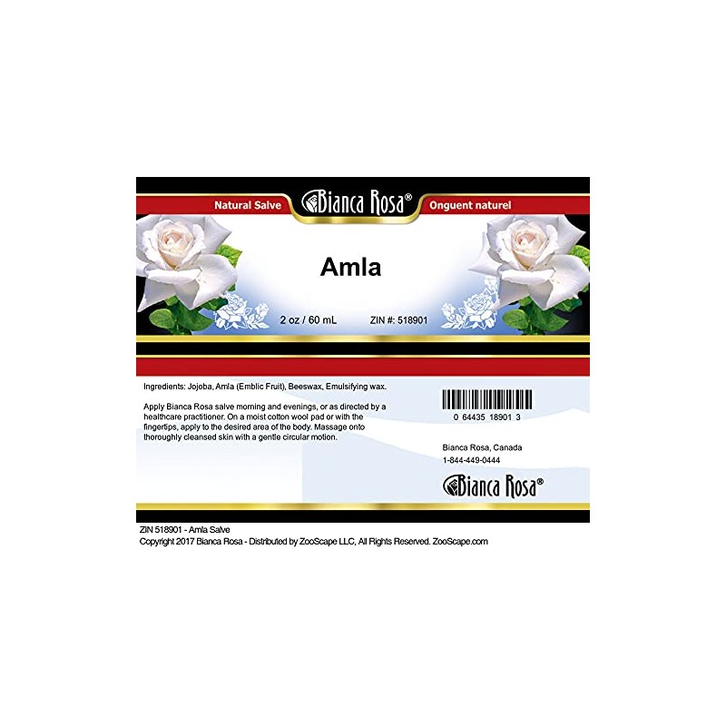 Bianca Rosa Amla Salve (2 oz, ZIN: 518901) - 3