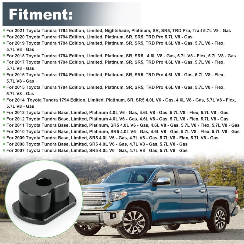 Upgraded Aluminum Tailgate Hinge Bushing 66102-0C021 Fit for Toyota Tundra