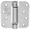 Dynasty Hardware Door Hinges, 4-Inch Spring Loaded Self Closing Hinges