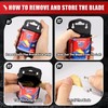 DIYSELF Utility Knife Blades, 100 Pack Sk2 Steel Box Cutter