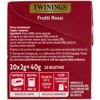 Twinings Tw Inf.20ff Frutti Rosssi, 40g