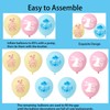 HADCKJA Easter Party Decorations - Latex Balloons with Bunny &