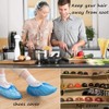 Disposable Shower Cap, Waterproof Transparent Plastic Shower Cap, Hair Protection