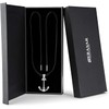 SERASAR Men's Premium Leather Necklace, Stainless Steel Pendant, Secure Clasp,