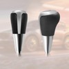 VKGUG Black Silver Gear Shift Knob Shifter Compatible with Toyota