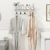 Homode Shelf with Hooks, 26" Coat Rack Wall Mount with